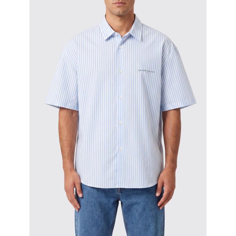 Ih Nom Uh Nit Men Ih Nom Uh Nit Striped Cotton Blend Casual Shirt